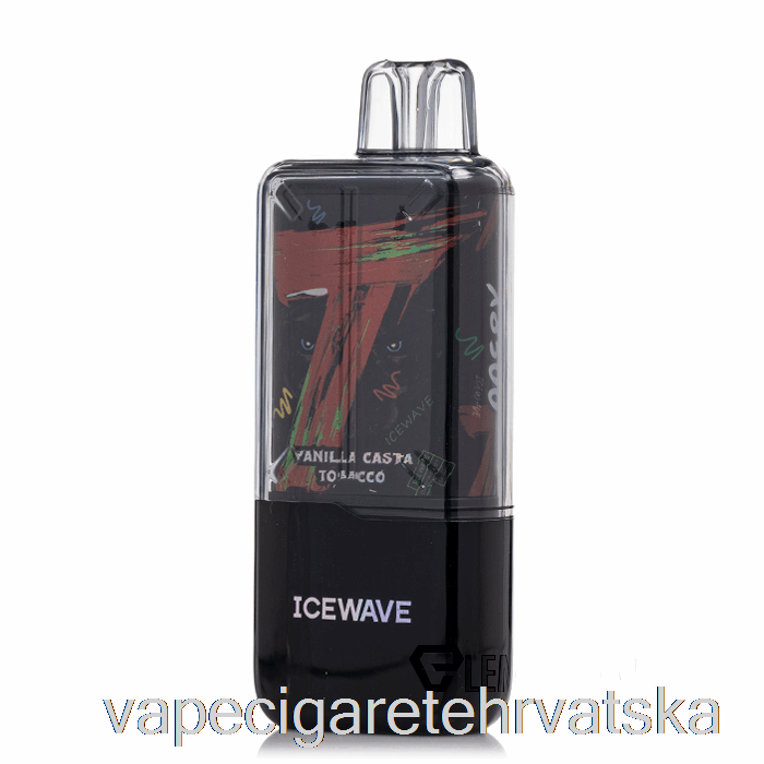 Vape Hrvatska Icewave X8500 Disposable Vanilla Casta Tobacco